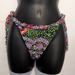 Miss Bikini New Vibrant Multicolor Swim Bottom